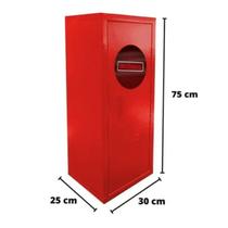 Abrigo de Sobrepor Para Extintor de Incêndio A75 x C30 x L25 (Para extintores de 4kg, 6kg, 8kg, 12 kg, 10l)