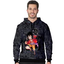 Abrigo Moletom Adulto Design One Piece Anime Personagens Top