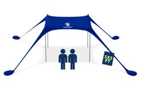 Abrigo portátil SUN NINJA 150x150 cm UV50+ Azul Abrigo portátil SUN NINJA 150x150 cm UV50+ Azul