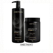 Absolute Oil Shampoo E Mascara 1l Aneethun Cabelos Secos Absolute Oil Shampoo E Mascara 1l Aneethun Cabelos Secos