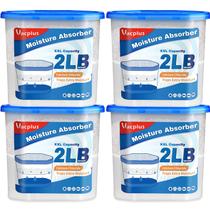 Absorbedor de Humedad Vacplus Deshumidificador 2200ml Paquete de 4
