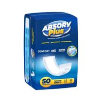 Absorv Plus Absorvente Geriátrico 50 Unidades Máxima Proteção no Dia a Dia Absorv Plus Absorvente Geriátrico 50 Unidades Máxima Proteção no Dia a Dia