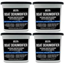 Absorvedor de umidade e desumidificador para barco Better Boat, pacote com 4 Absorvedor de umidade e desumidificador para barco Better Boat, pacote com 4