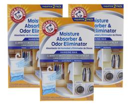 Absorvedor de umidade e eliminador de odor Arm & Hammer 480 ml, pacote com 3 Absorvedor de umidade e eliminador de odor Arm & Hammer 480 ml, pacote com 3