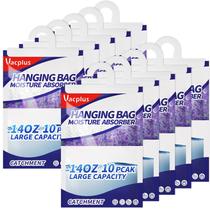 Absorvedor de umidade Vacplus Hanging Closet Desumidificador 500mL 10Pk