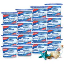 Absorvedor de umidade Vacplus, pacote com 16 unidades, 310 ml, Ocean Scent, azul claro