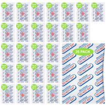 Absorvedores de oxigênio, pacote com 25, 2500 ml de alta capacidade para armazenamento de alimentos Absorvedores de oxigênio, pacote com 25, 2500 ml de alta capacidade para armazenamento de alimentos