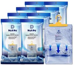 Absorvedores de Umidade Dry & Dry Premium - Pacote com 8 Unidades (400ml) Absorvedores de Umidade Dry & Dry Premium - Pacote com 8 Unidades (400ml)