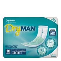 Absorvente Adulto Masculino Dry Man com 10 unidades