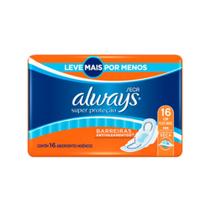 Absorvente Always com Abas Super Protecao Seca c/16un Absorvente Always com Abas Super Protecao Seca c/16un