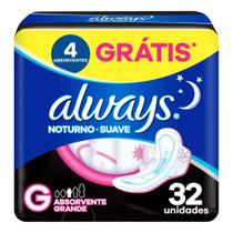 Absorvente Always Noites Tranquilas Suave Com Abas 28cm - 32 unidades Absorvente Always Noites Tranquilas Suave Com Abas 28cm - 32 unidades