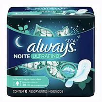 Absorvente Always Noturno Ultrafino Seca G Com Abas 8 unidades