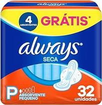 Absorvente always seca c/abas c/32