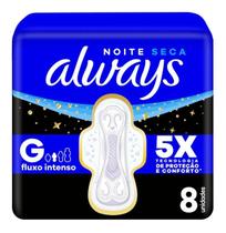 Absorvente always seca noturno leve 8 pague 7 Absorvente always seca noturno leve 8 pague 7