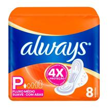 Absorvente Always Seca P com Abas 8 unidades Absorvente Always Seca P com Abas 8 unidades