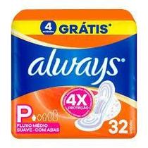 Absorvente Always Suave P com Abas 32 unidades Absorvente Always Suave P com Abas 32 unidades