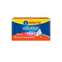 Absorvente Always Super Proteção Cobertura Suave com Abas - 16 unidades