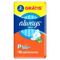 Absorvente Always Super Protecao Seca Com Abas 16 Unidades