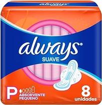 Absorvente always super proteção suave c/abas c/8