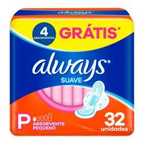 Absorvente Always Super Proteção Suave Com Abas 32 Unidades