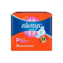 Absorvente Always Super Proteção Suave com Abas 8 unidades