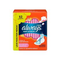 Absorvente Always Super Proteção Suave Com Abas - Embalagem com 32 Unidades - Leve Mais por Menos Absorvente Always Super Proteção Suave Com Abas - Embalagem com 32 Unidades - Leve Mais por Menos