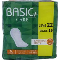 Absorvente Basic + Care Suave sem Abas Leve 22 Pague 16