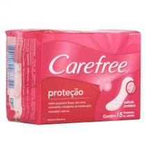 Absorvente Carefree Proteção com Perfume Embalagem com 15 Unidades