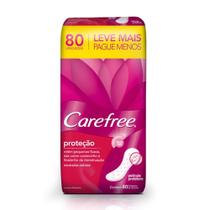 Absorvente Carefree Proteção Com Perfume Leve 80 Pague 60 - Embalagem c/ 80 unidades Absorvente Carefree Proteção Com Perfume Leve 80 Pague 60 - Embalagem c/ 80 unidades