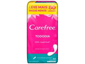 Absorvente carefree todo dia c/80