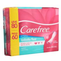 Absorvente Carefree Todo Dia Flexi Sem Perfume 80 Pague 60- Embalagem c/ 80 unidades Absorvente Carefree Todo Dia Flexi Sem Perfume 80 Pague 60- Embalagem c/ 80 unidades