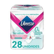 Absorvente Com Abas Libresse Pure Sensitive Ultrafino Dia 28 Unidades