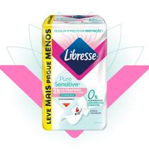 Absorvente Com Abas Libresse Pure Sensitive Ultrafino Dia 28 Unidades