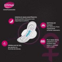 Absorvente com Abas Tripla Protecao Cobertura Seca 8 un Intimus