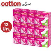 Absorvente Cotton Suave sem Abas - Kit Com 12 Unidades