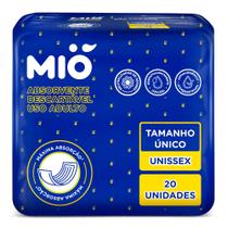 Absorvente Descartável Mió Adulto Unissex Tamanho Único 20 Unidades Absorvente Descartável Mió Adulto Unissex Tamanho Único 20 Unidades