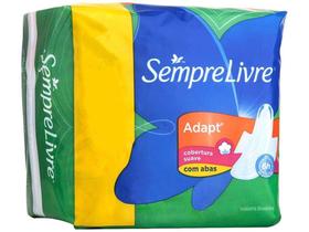 Absorvente Dia e Noite Sempre Livre Adapt - com Abas 8 Unidades