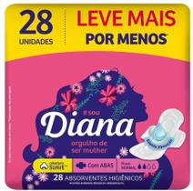Absorvente Diana Suave c/ Abas -28un Leve Mais Pague Menos Absorvente Diana Suave c/ Abas -28un Leve Mais Pague Menos