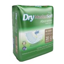 Absorvente Dry Master Soft Adulto Geriatrico Incontinência Leve a Moderada 20 Unidade Tamanho Único
