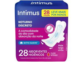 Absorvente Externo Intimus Noturno Discreto - com Abas 28 Unidades