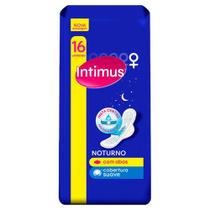 Absorvente Externo Intimus Noturno Suave com Abas 16 unidades