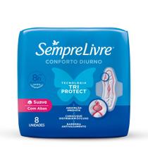 Absorvente Externo Sempre Livre Adapt Plus 8 unidades Absorvente Externo Sempre Livre Adapt Plus 8 unidades