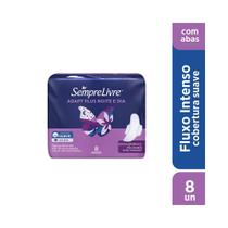 Absorvente Externo Sempre Livre Adapt Plus Noite e Dia 8 unidades
