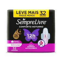 Absorvente Externo Sempre Livre Conforto Noturno Suave 32 Unidades Leve Mais Por Menos Absorvente Externo Sempre Livre Conforto Noturno Suave 32 Unidades Leve Mais Por Menos
