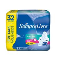 Absorvente Externo Sempre LivreAdapt Plus 32 Unidades