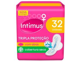 Absorvente Gel Tripla Proteção com Abas - 32 unidades Intimus