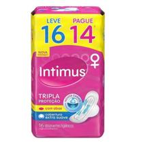 Absorvente Gel Tripla Proteção Fluxo Suave Com Abas 16 Unidades - Intimus