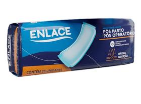 Absorvente Geriátrico Enlace Pós Parto e Pós Operatório Embalagem com 20 Unidades Absorvente Geriátrico Enlace Pós Parto e Pós Operatório Embalagem com 20 Unidades