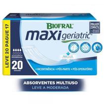 Absorvente geriatrico maxi geriat leve 20 pague 17 - ESSITY TENA BIOFRAL