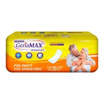 Absorvente Geriátrico Pós Parto Geriamax 20 Un Incontinência Absorção Máxima Suavidade e Conforto